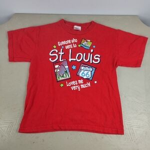 Red St. Louis Kids Tee size S